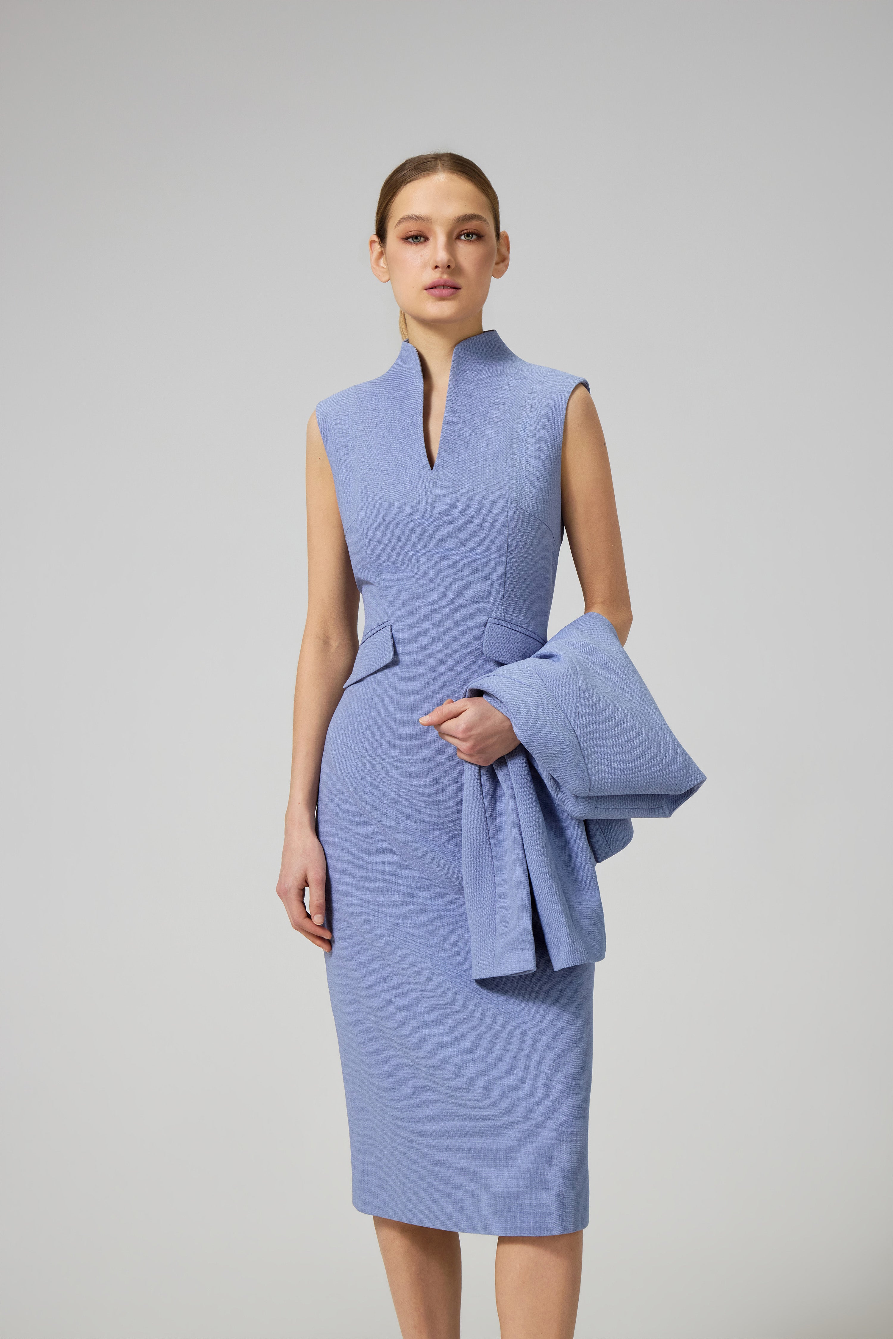 Modern Qipao Midi Dress