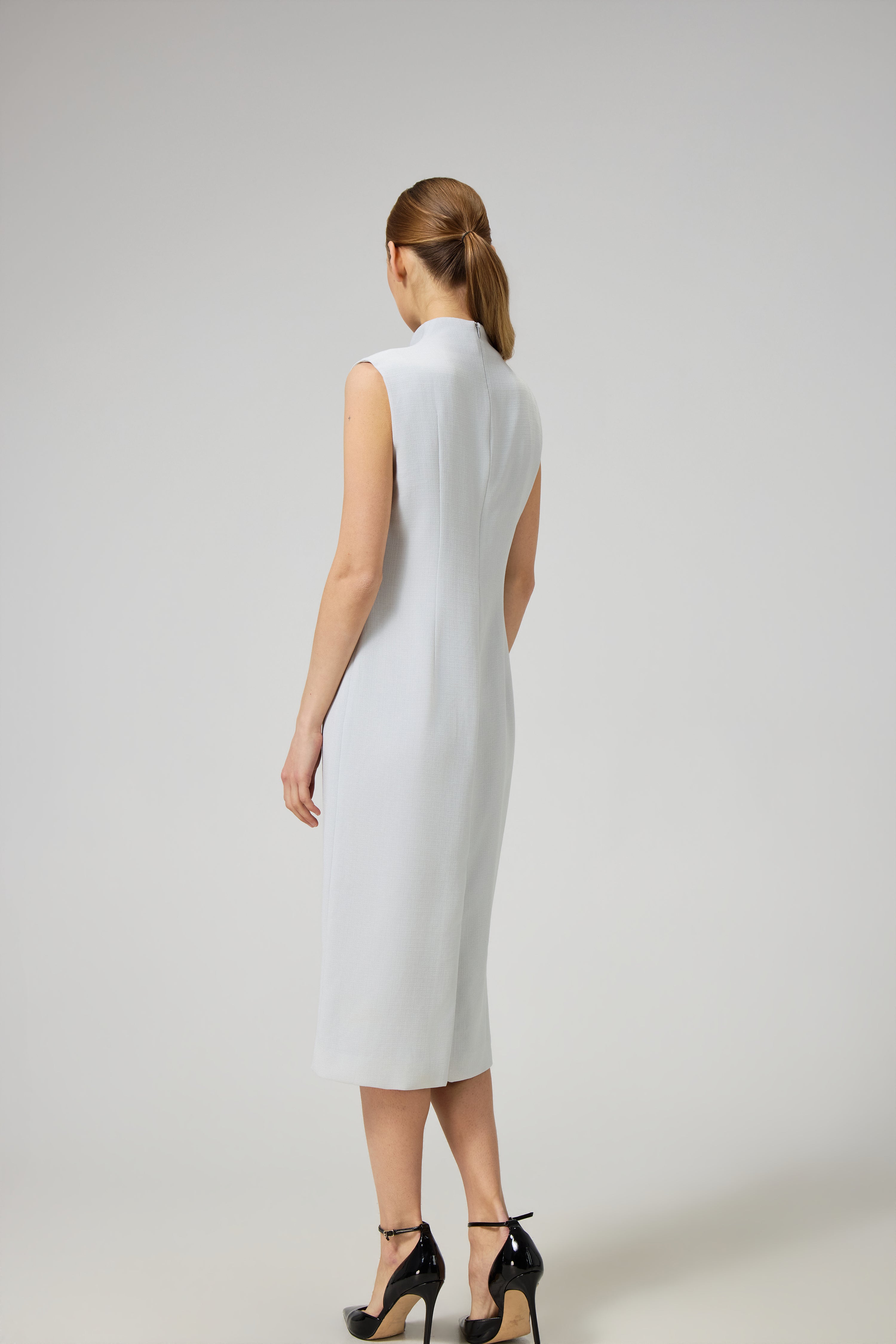 Modern Qipao Midi Dress