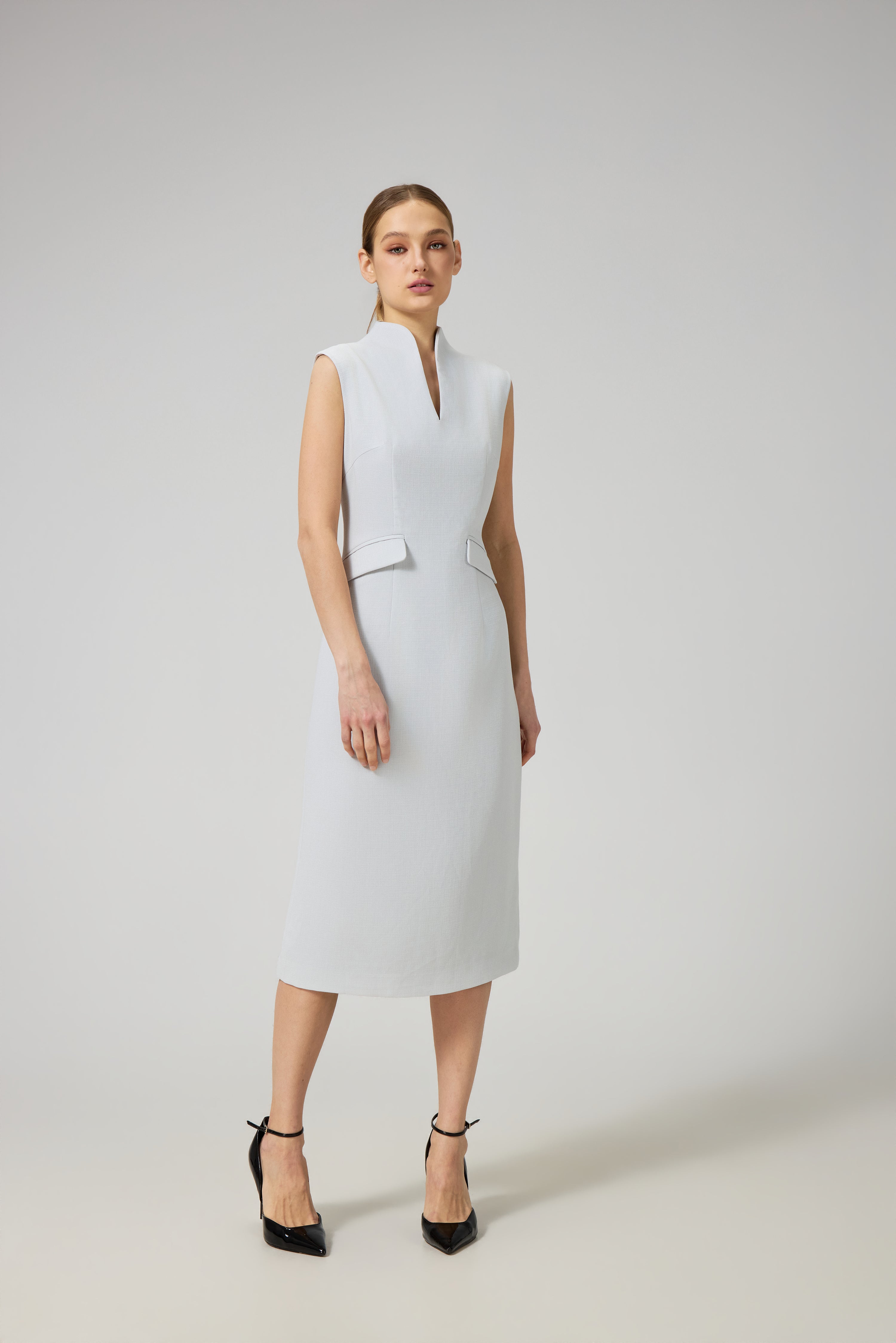 Modern Qipao Midi Dress