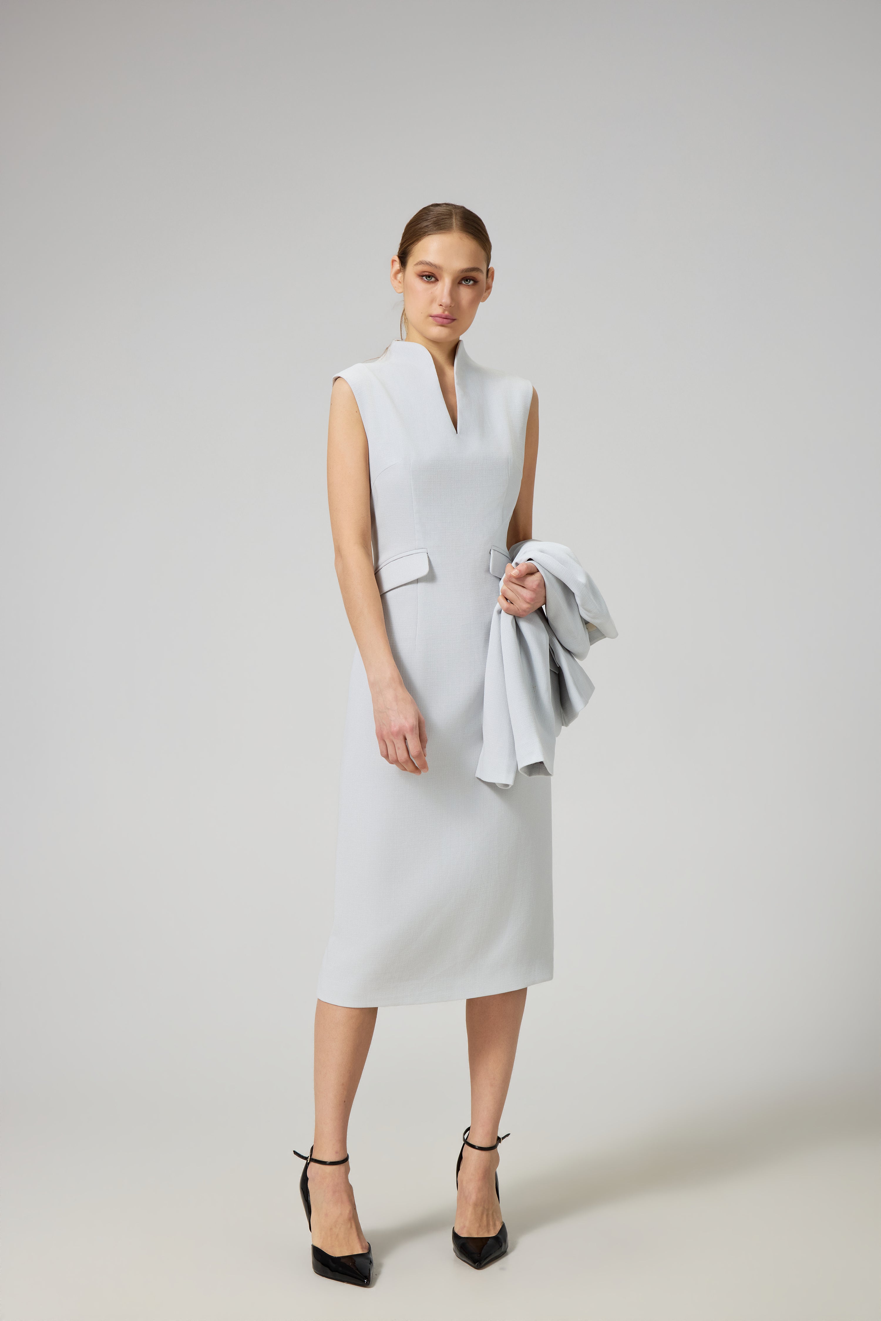 Modern Qipao Midi Dress