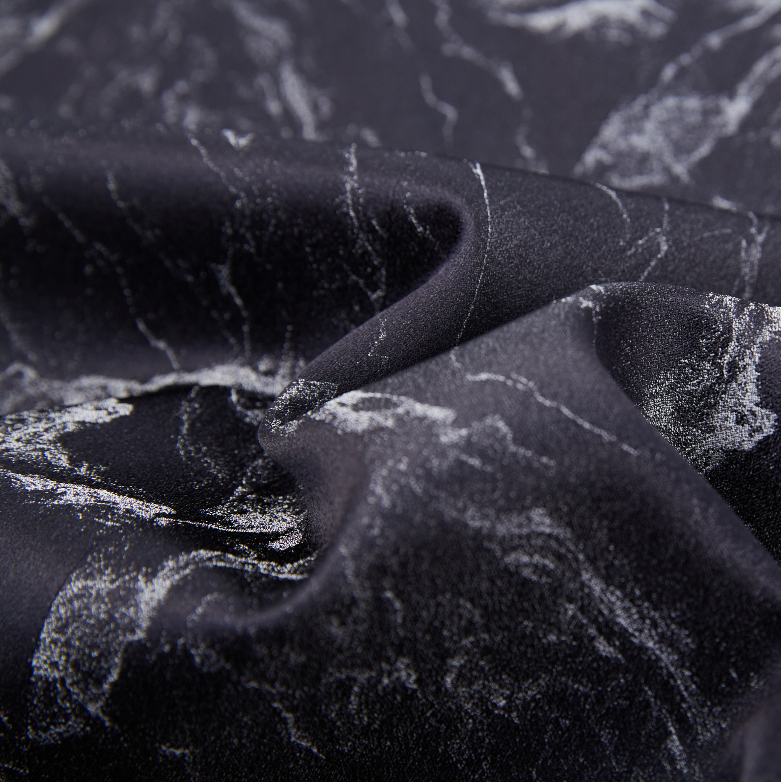 closeup of silk fabric